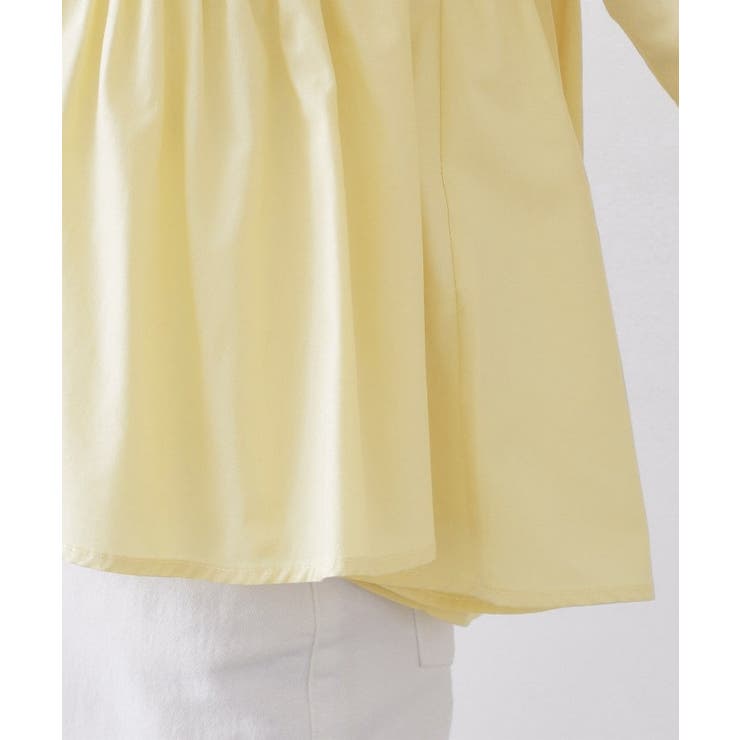 ペプラムシャツ【洗濯機OK】 | OPAQUE.CLIP | 詳細画像18 