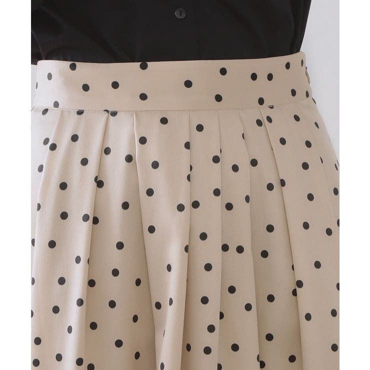 カラードットフレアスカート【洗濯機OK】 | OPAQUE.CLIP | 詳細画像24 