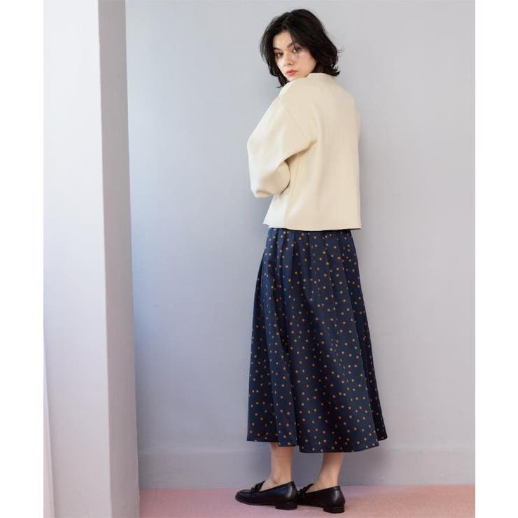 カラードットフレアスカート【洗濯機OK】 | OPAQUE.CLIP | 詳細画像11 