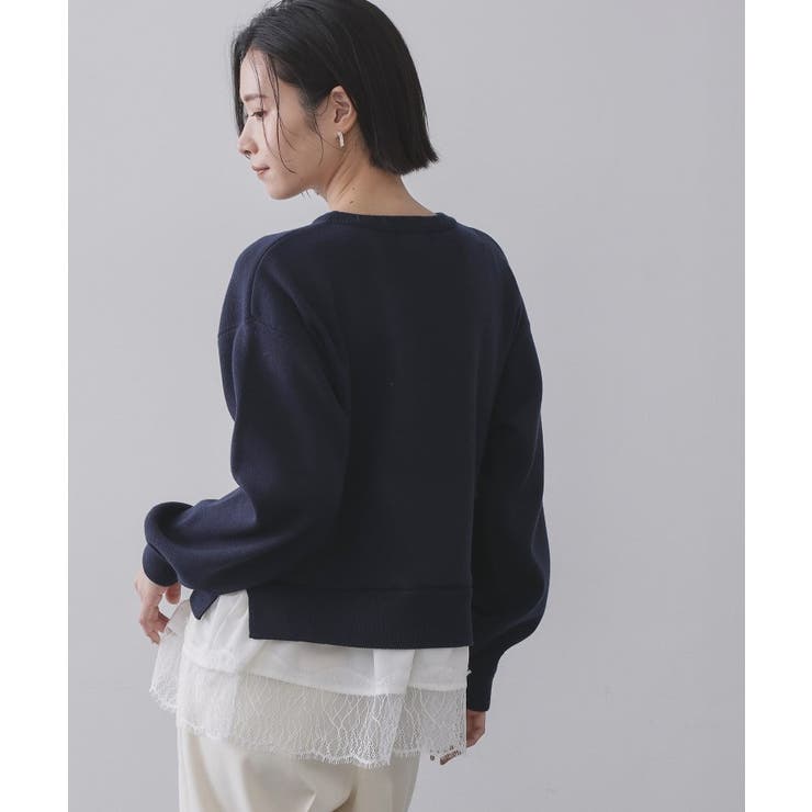 裾レースドッキングニット | OPAQUE.CLIP | 詳細画像29 