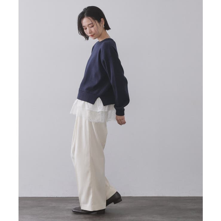 裾レースドッキングニット | OPAQUE.CLIP | 詳細画像31 