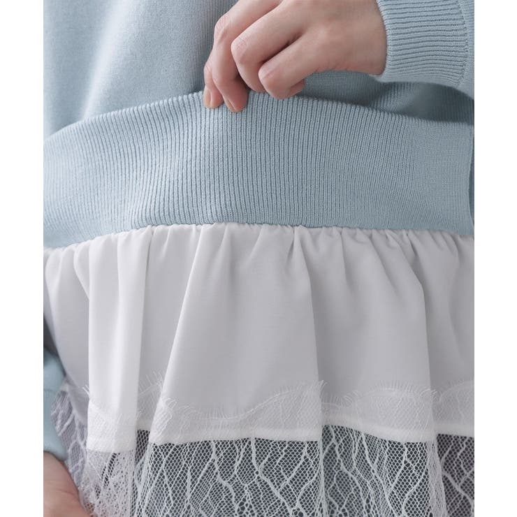 裾レースドッキングニット | OPAQUE.CLIP | 詳細画像40 