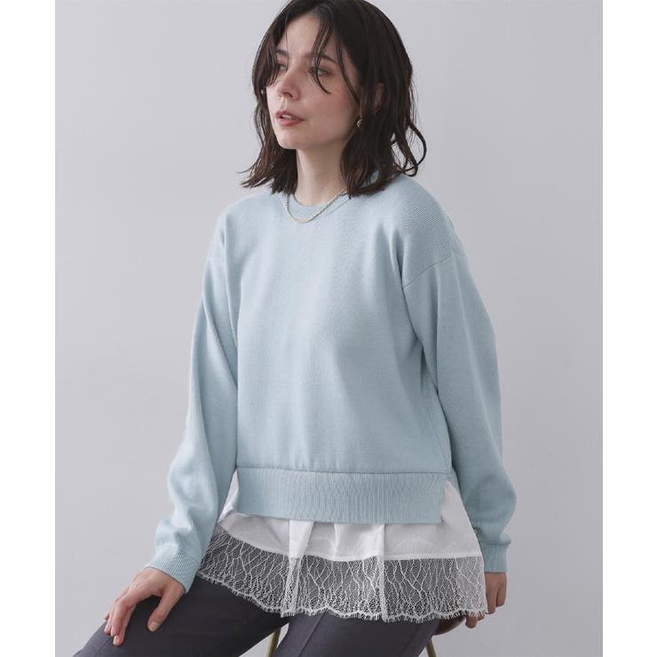 裾レースドッキングニット | OPAQUE.CLIP | 詳細画像41 