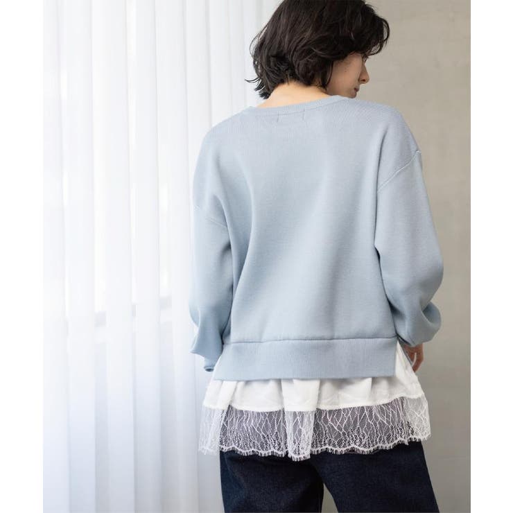 裾レースドッキングニット | OPAQUE.CLIP | 詳細画像18 