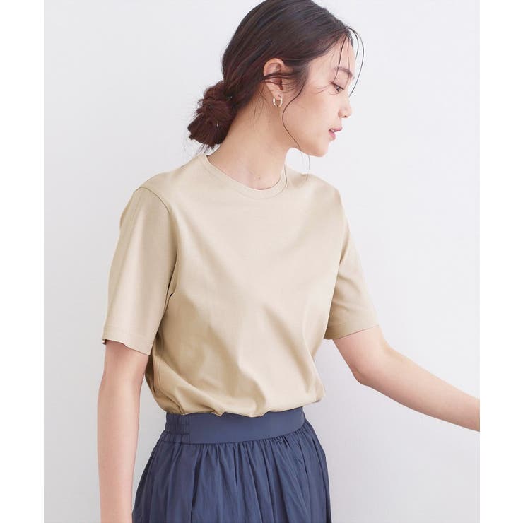 オーガニックコットン混ベーシックTシャツ【洗濯機OK】《SS～LL》 | OPAQUE.CLIP | 詳細画像11 