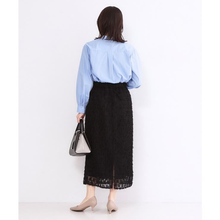 フロントフリルブラウス【洗濯機OK】 | OPAQUE.CLIP | 詳細画像7 