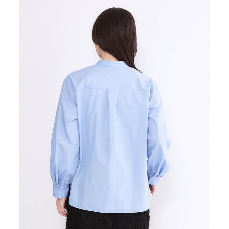 フロントフリルブラウス【洗濯機OK】 | OPAQUE.CLIP | 詳細画像11 