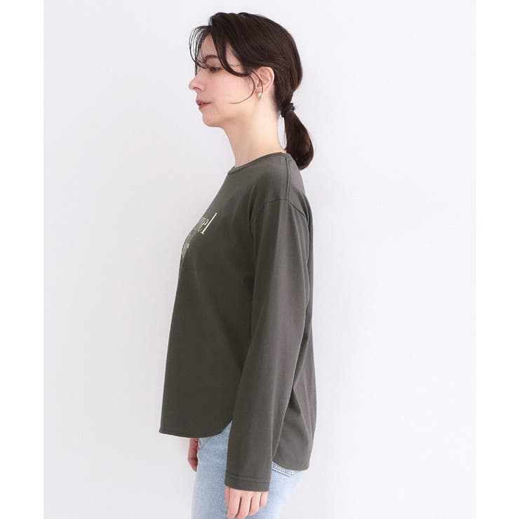 ロゴプリントロングTシャツ【洗濯機OK】 | OPAQUE.CLIP | 詳細画像10 