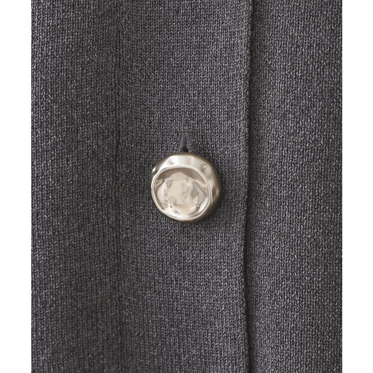 ゴールドビックボタンVネックニットカーディガン【洗濯機OK】 | OPAQUE.CLIP | 詳細画像43 