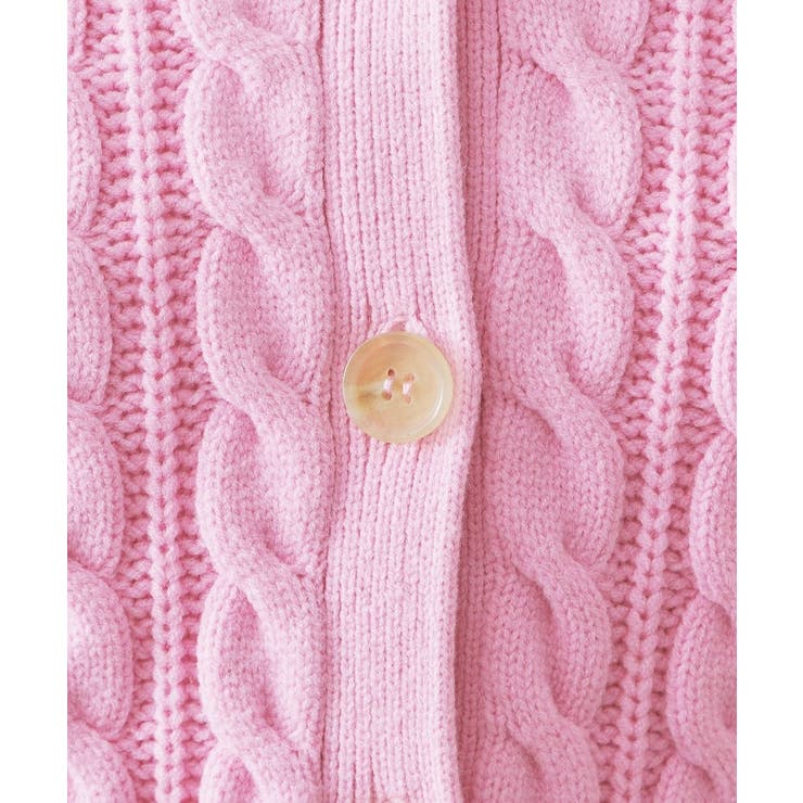 ケーブルミドルゲージニットカーディガン【洗濯機OK】 | OPAQUE.CLIP | 詳細画像8 