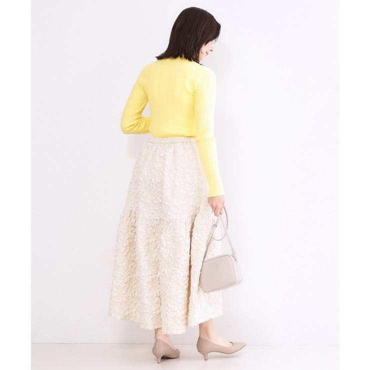 ランダムリブハイネックニット【洗濯機OK】 | OPAQUE.CLIP | 詳細画像7 