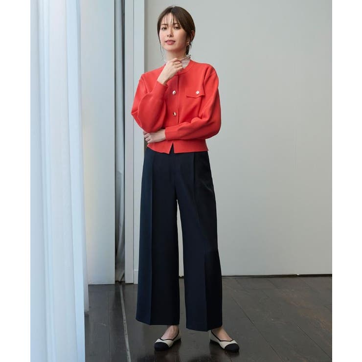 フラップポケット金ボタンニットカーディガン【洗濯機OK】 | OPAQUE.CLIP | 詳細画像2 