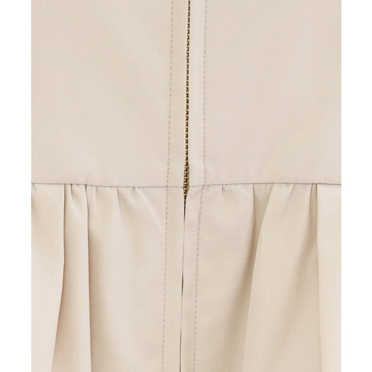 撥水ノーカラーペプラムブルゾン【洗濯機OK/抗ピル】 | OPAQUE.CLIP | 詳細画像8 