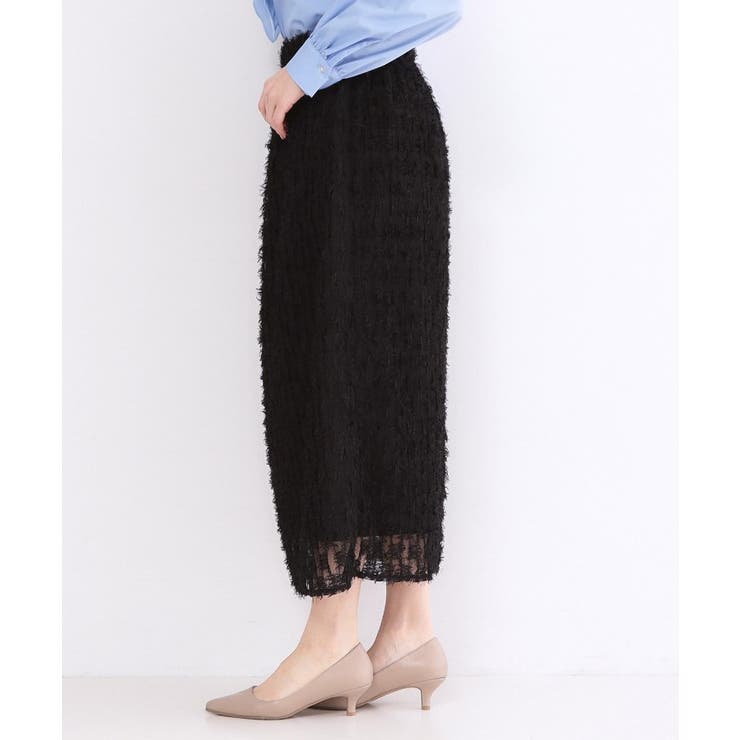 フリンジジャカードナロースカート【洗濯機OK】 | OPAQUE.CLIP | 詳細画像10 