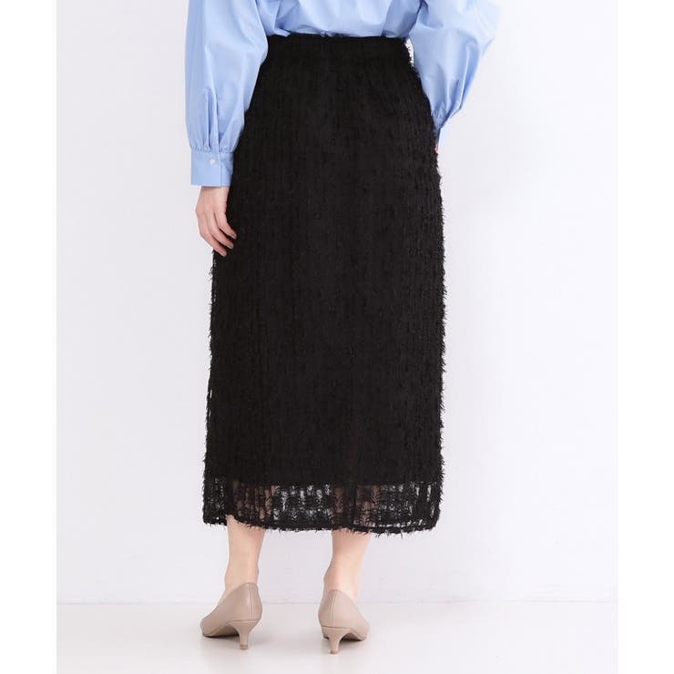 フリンジジャカードナロースカート【洗濯機OK】 | OPAQUE.CLIP | 詳細画像11 