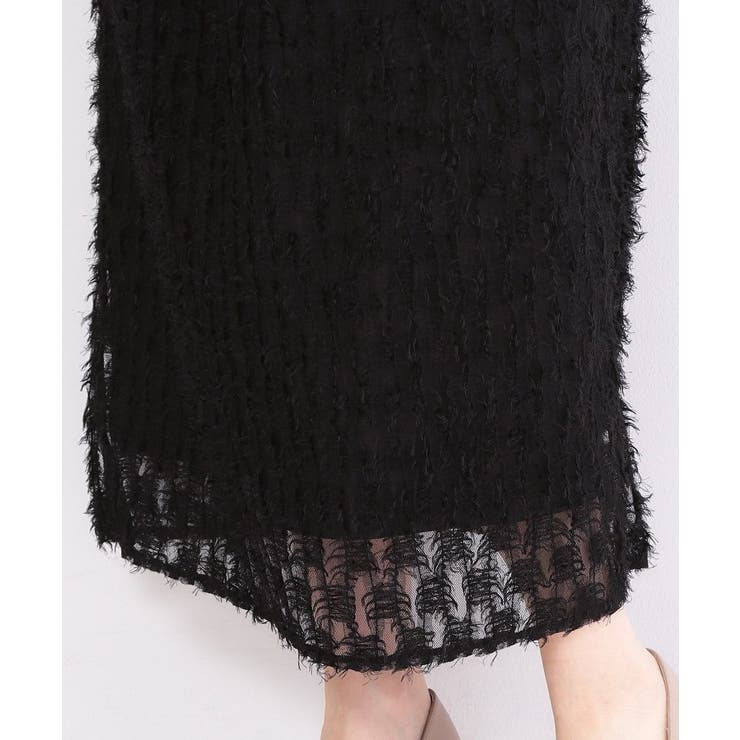 フリンジジャカードナロースカート【洗濯機OK】 | OPAQUE.CLIP | 詳細画像14 