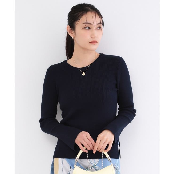 ビスチェベストsetレイヤードリブニット【洗濯機OK】 | OPAQUE.CLIP | 詳細画像16 