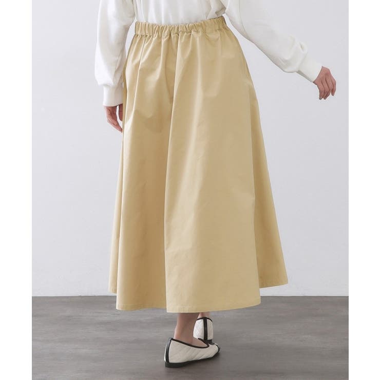 ポケットデザインフレアスカート【洗濯機OK】 | OPAQUE.CLIP | 詳細画像21 