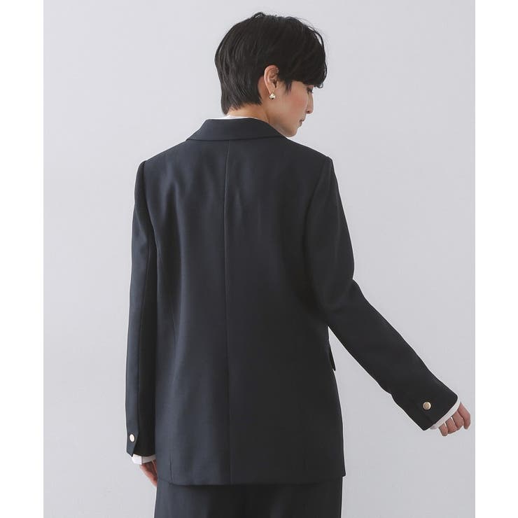 金ボタンダブルブレストテーラードジャケット セットアップ対応【洗える】《S～LL… | OPAQUE.CLIP | 詳細画像28 