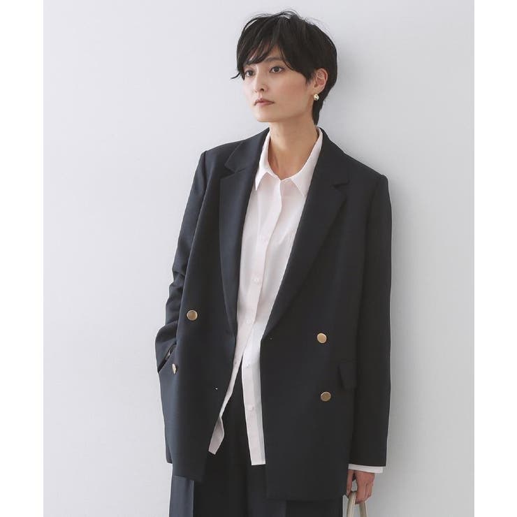 金ボタンダブルブレストテーラードジャケット セットアップ対応【洗える】《S～LL… | OPAQUE.CLIP | 詳細画像36 