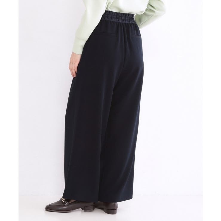 ウエストサテンイージータックワイドパンツ【洗濯機OK】 | OPAQUE.CLIP | 詳細画像6 