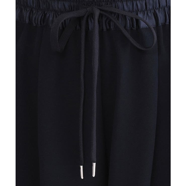 ウエストサテンイージータックワイドパンツ【洗濯機OK】 | OPAQUE.CLIP | 詳細画像9 