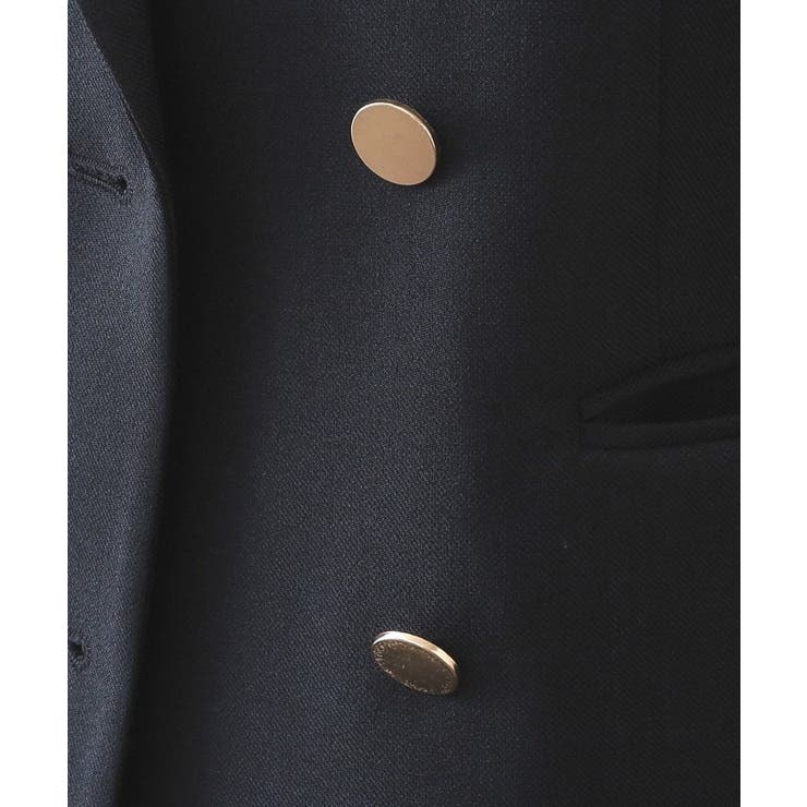 金ボタンダブルブレストテーラードジレ/セットアップ対応【洗える】《S～LL》 | OPAQUE.CLIP | 詳細画像25 