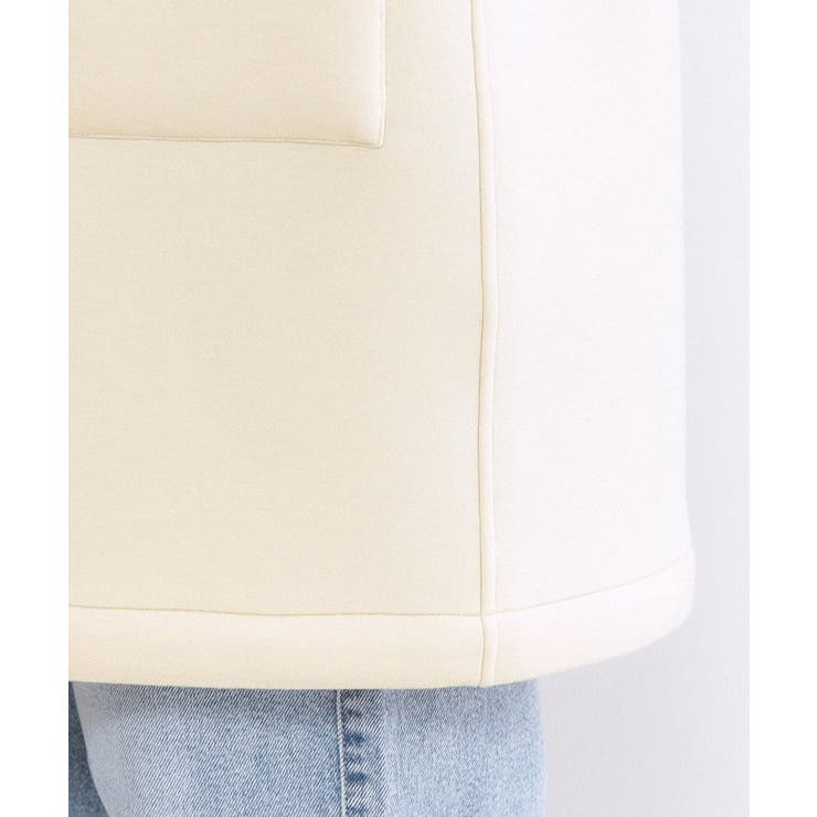 リバーシブル配色ノーカラーコート【洗濯機OK】 | OPAQUE.CLIP | 詳細画像35 