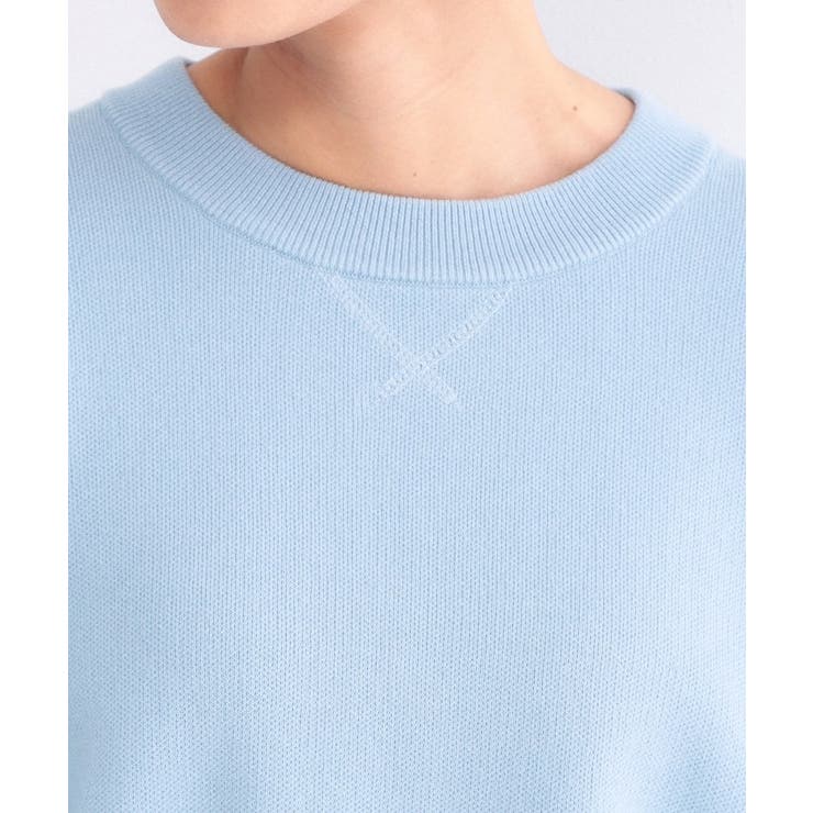 スウェットライクショートニット【洗濯機OK】 | OPAQUE.CLIP | 詳細画像17 