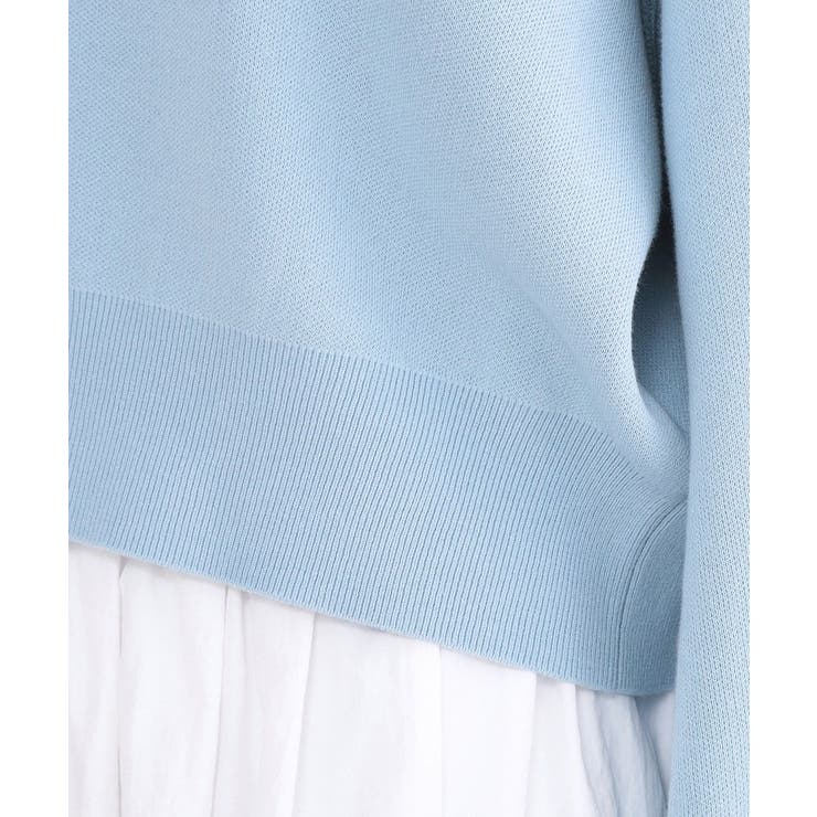 スウェットライクショートニット【洗濯機OK】 | OPAQUE.CLIP | 詳細画像19 