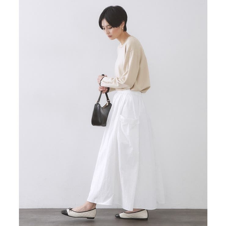 金ボタン使いリラクシーニット【洗濯機OK】 | OPAQUE.CLIP | 詳細画像32 