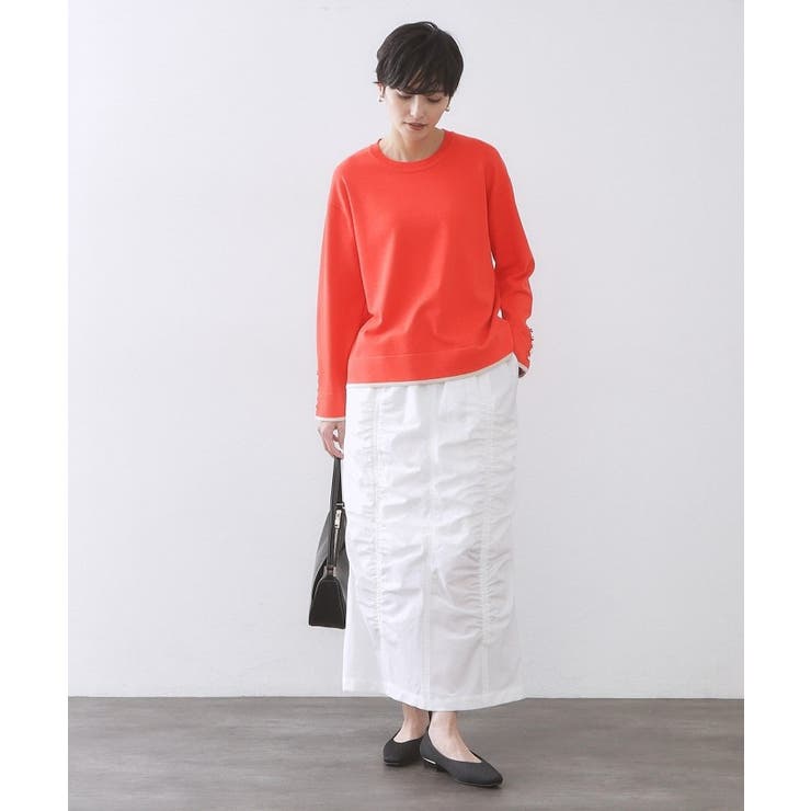 金ボタン使いリラクシーニット【洗濯機OK】 | OPAQUE.CLIP | 詳細画像36 