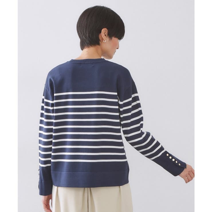 金ボタン使いリラクシーニット【洗濯機OK】 | OPAQUE.CLIP | 詳細画像50 