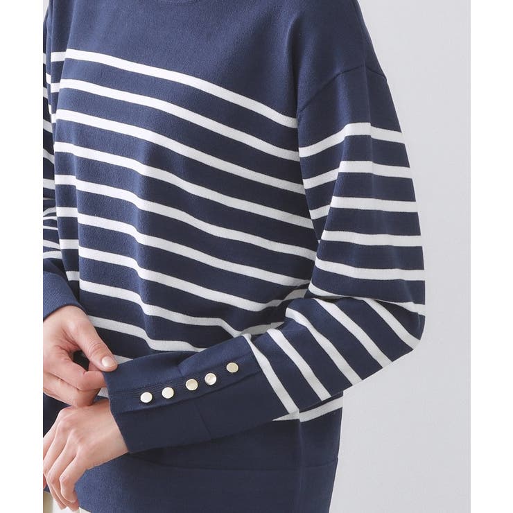 金ボタン使いリラクシーニット【洗濯機OK】 | OPAQUE.CLIP | 詳細画像52 