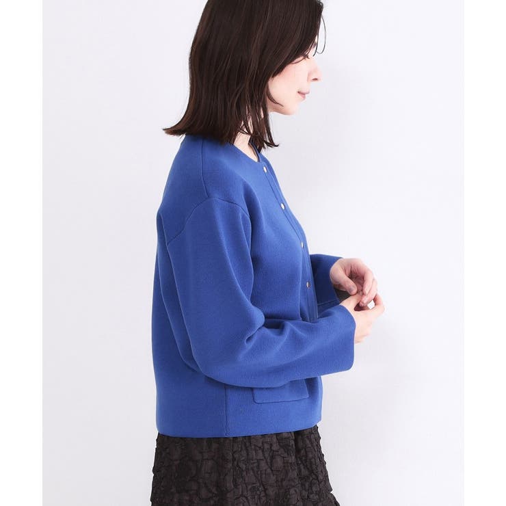 スナップボタンニットカーディガン【洗濯機OK】 | OPAQUE.CLIP | 詳細画像13 