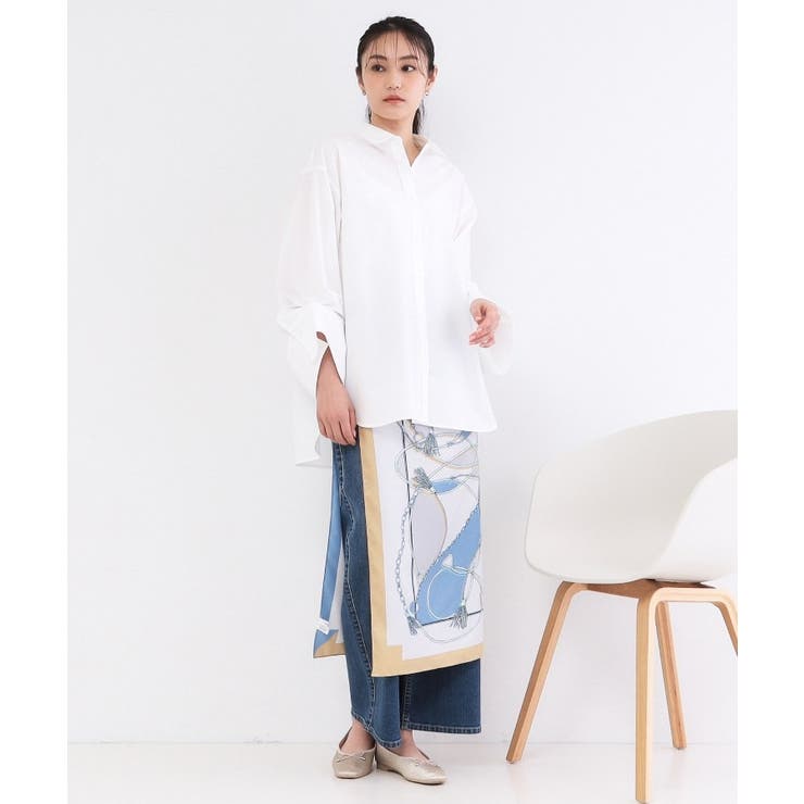 2WAY変形スリーブシャツ【洗濯機OK】 | OPAQUE.CLIP | 詳細画像2 