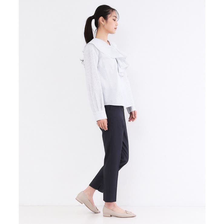 フロントフリルブラウス【洗濯機OK】 | OPAQUE.CLIP | 詳細画像11 