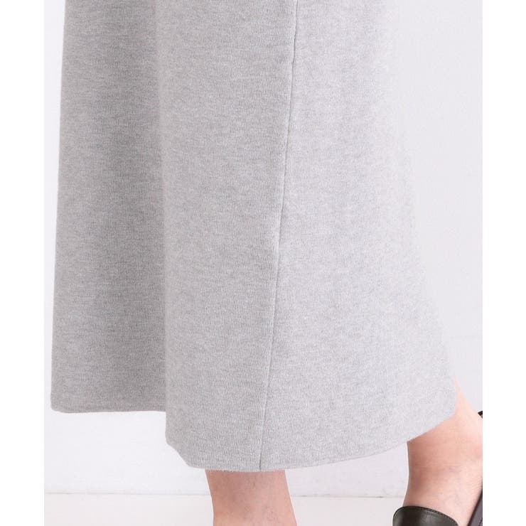 ペプラムドッキングニットワンピース【洗濯機OK】 | OPAQUE.CLIP | 詳細画像15 