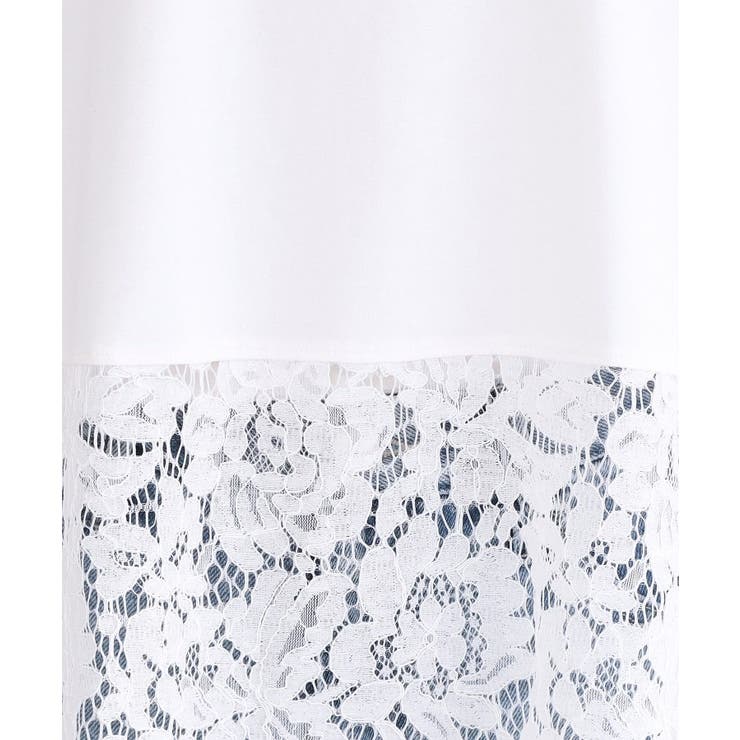 裾レースカットソー【洗濯機OK】 | OPAQUE.CLIP | 詳細画像4 