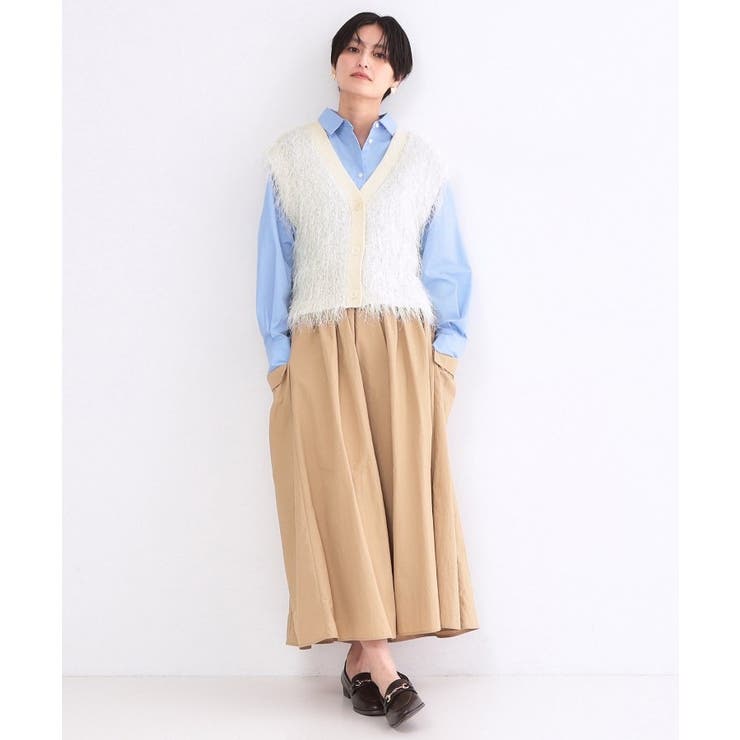 フリンジニットベスト【洗濯機OK】 | OPAQUE.CLIP | 詳細画像3 