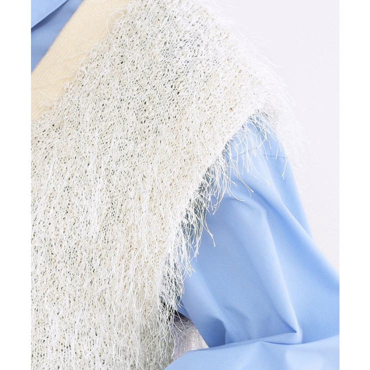 フリンジニットベスト【洗濯機OK】 | OPAQUE.CLIP | 詳細画像14 