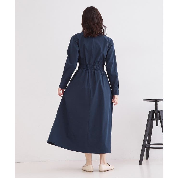 カシュクール風デザインワンピース【洗濯機OK】 | OPAQUE.CLIP | 詳細画像3 