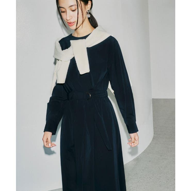 カシュクール風デザインワンピース【洗濯機OK】 | OPAQUE.CLIP | 詳細画像20 