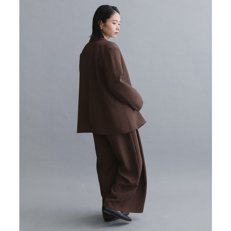 【es】ダブルブレストテーラードジャケット/セットアップ対応可【洗える】 | OPAQUE.CLIP | 詳細画像5 