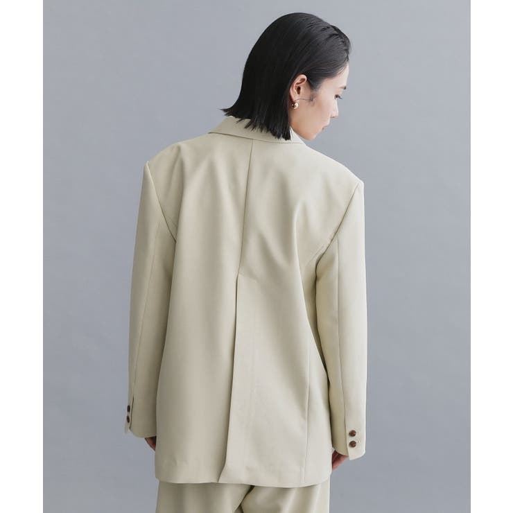 【es】ダブルブレストテーラードジャケット/セットアップ対応可【洗える】 | OPAQUE.CLIP | 詳細画像17 