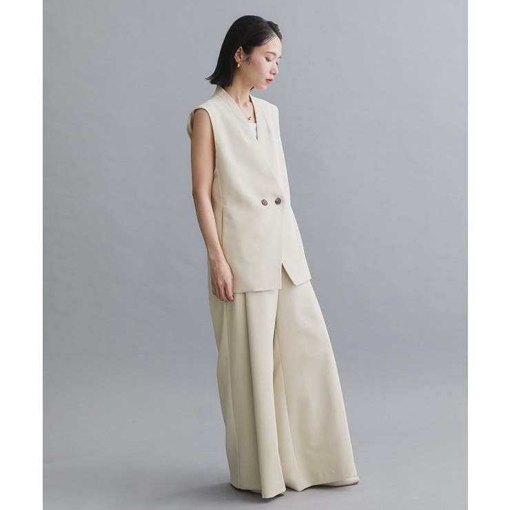 【es】ダブルブレストノーカラージレ/セットアップ対応可【洗える】 | OPAQUE.CLIP | 詳細画像11 