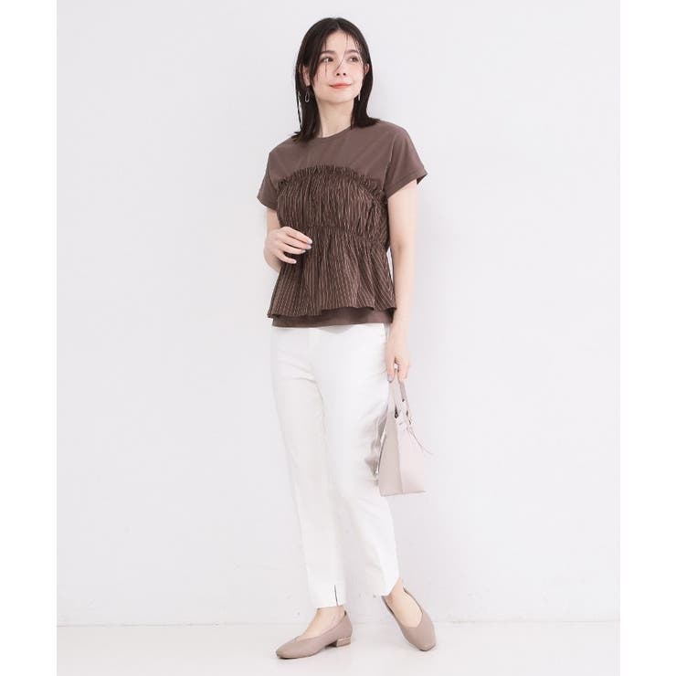 ハイストレッチスティックパンツ【洗濯機OK/透け防止/接触冷感】 | OPAQUE.CLIP | 詳細画像3 