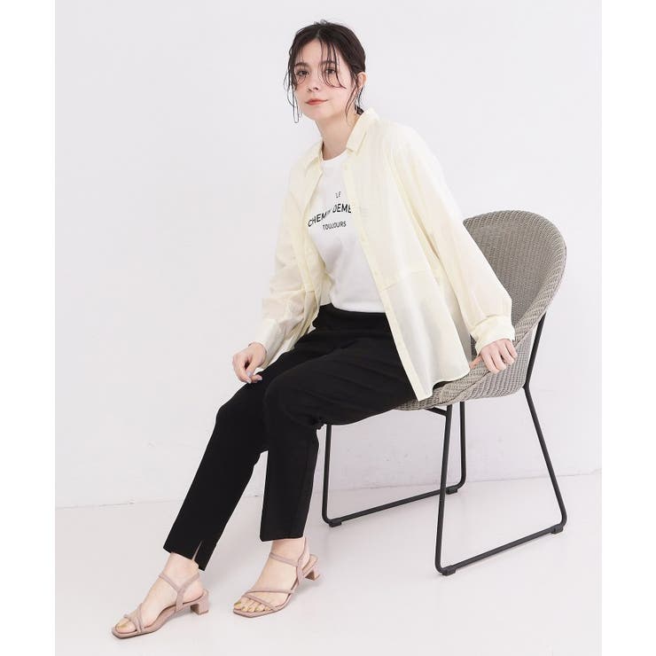 ハイストレッチスティックパンツ【洗濯機OK/透け防止/接触冷感】 | OPAQUE.CLIP | 詳細画像8 