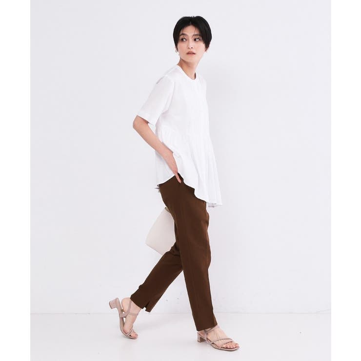 ハイストレッチスティックパンツ【洗濯機OK/透け防止/接触冷感】 | OPAQUE.CLIP | 詳細画像12 