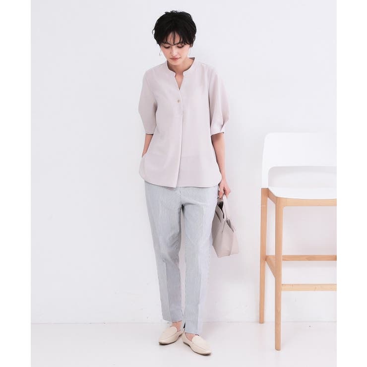 ハイストレッチスティックパンツ【洗濯機OK/透け防止/接触冷感】 | OPAQUE.CLIP | 詳細画像15 